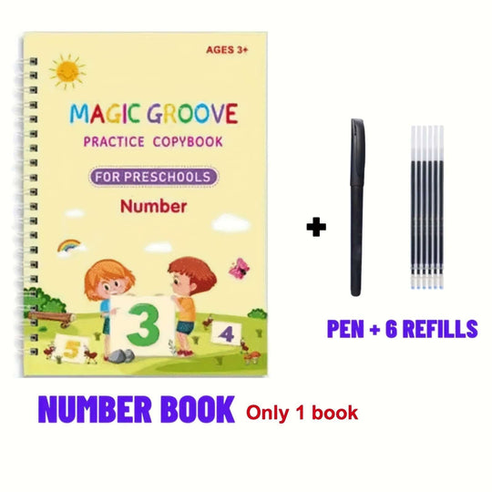 Magic Groove Book as a learning tool for motor skills development