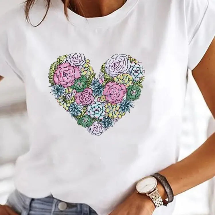 Love Heart Print Summer