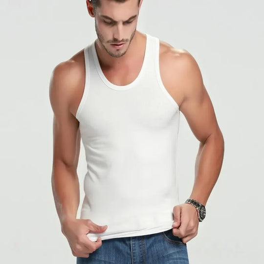 Men's Cotton Bodybuilding Vest – Athletic Sweatshirt