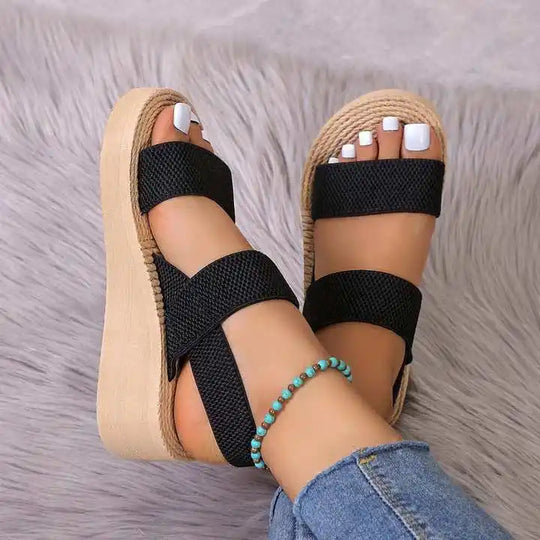  Women's Minimalist Wedge Sandals