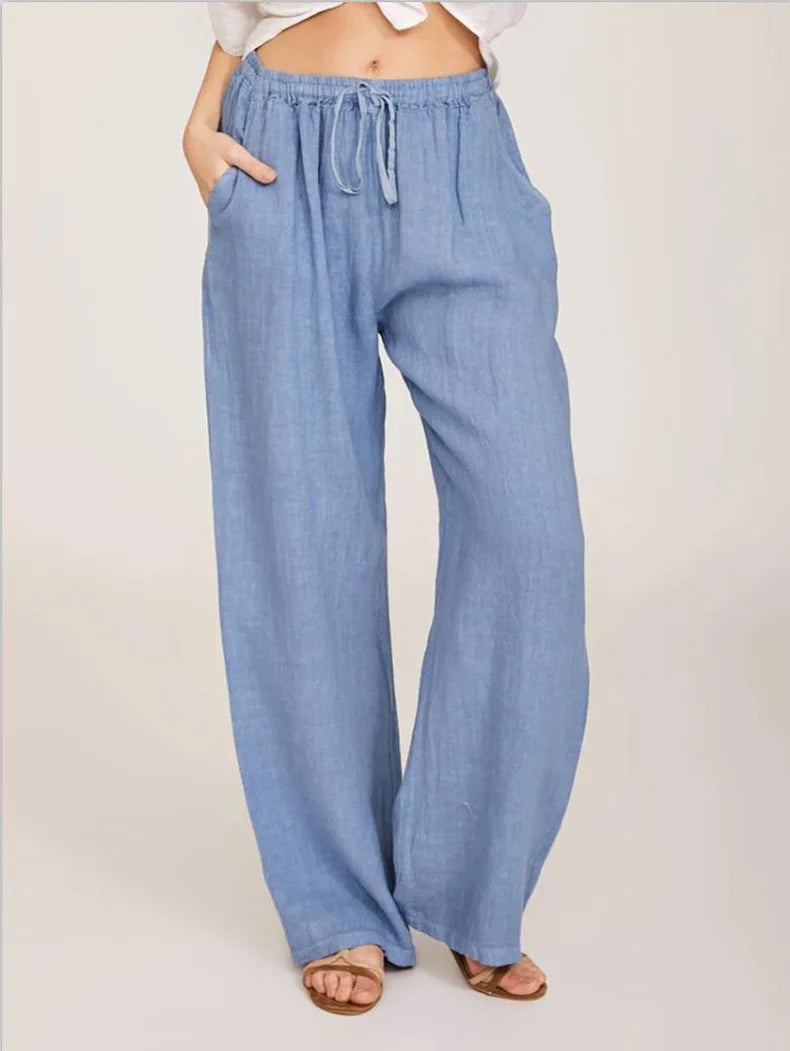 Women's Loose Cotton Linen Pants