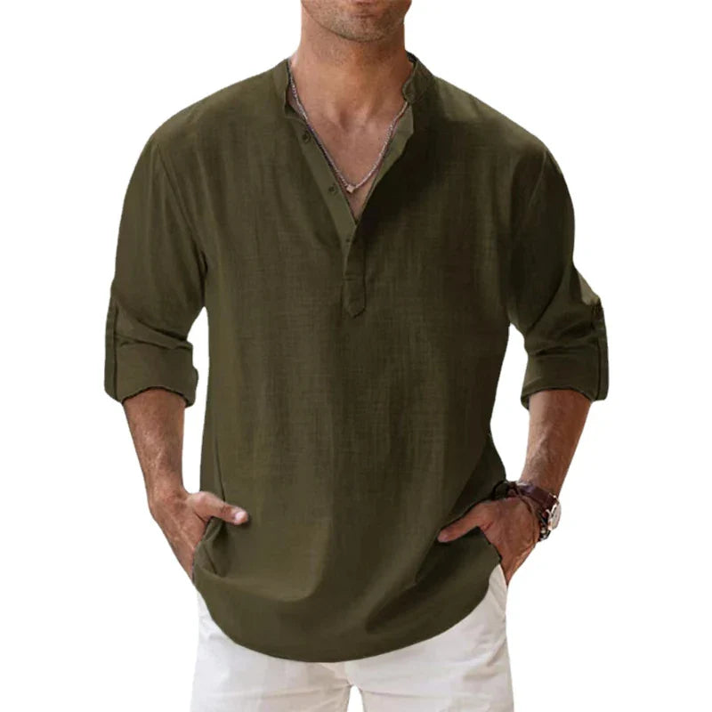 Cotton Linen Casual Shirt