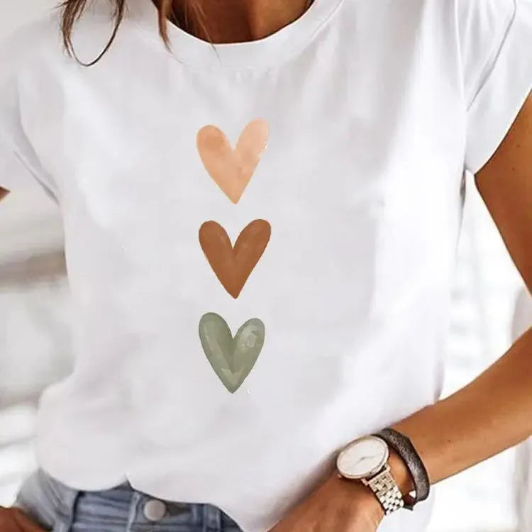 Love Heart Print Summer