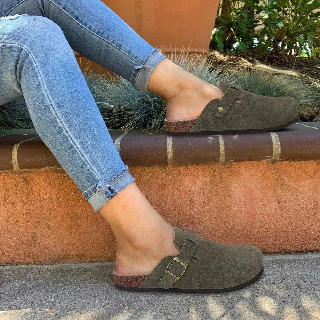 Comwarm Women's Suede Mules