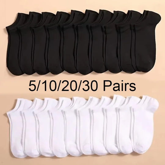 Unisex Ankle Socks – Breathable, Sweat-Absorbing, Anti-Odor