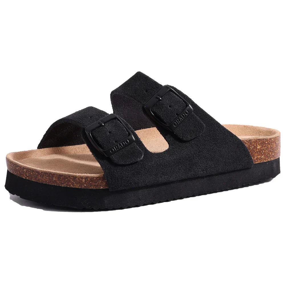 Comwarm Women's Suede Mules