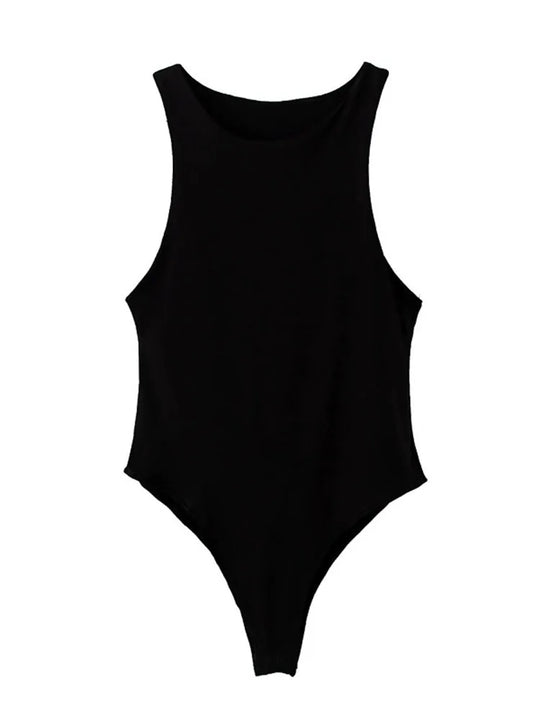 Solid Summer Bodycon Bodysuit