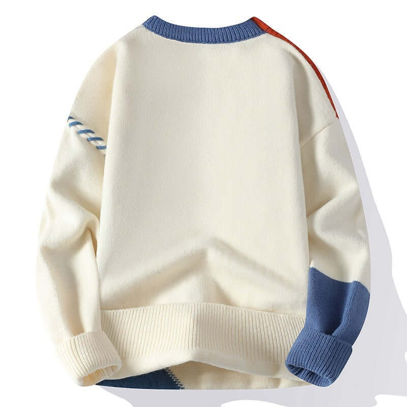 Colorblock Pullover Sweater